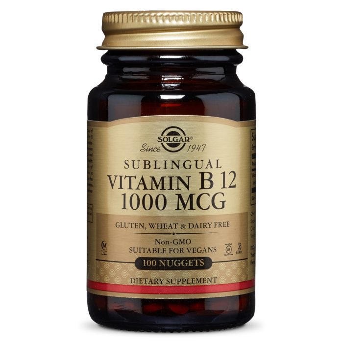 Solgar B12 1000Mg Chewable Tablets For Energy Support 100Pieces