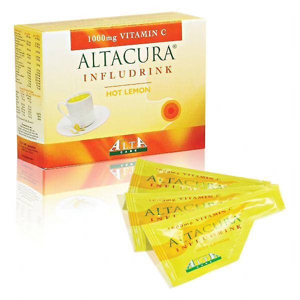 Altacure Infludrink Hot lemon sachets, 8