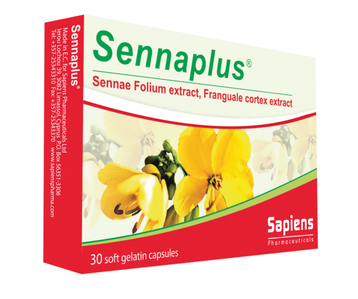 Senna Plus Food Supplement With Senna Extract 30 Capsules