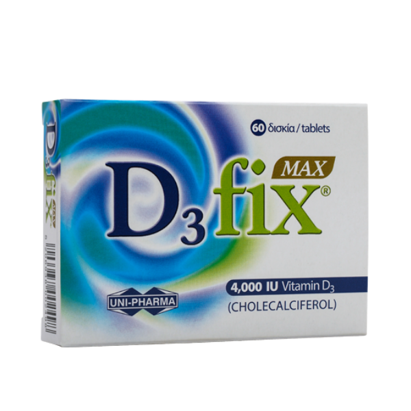 UniPharma D3 Fix Max 4000 IU 60 Tablets