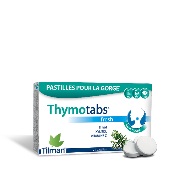 Thymo Tabs Plus Thyme & Vitamin C 24 Pastilles