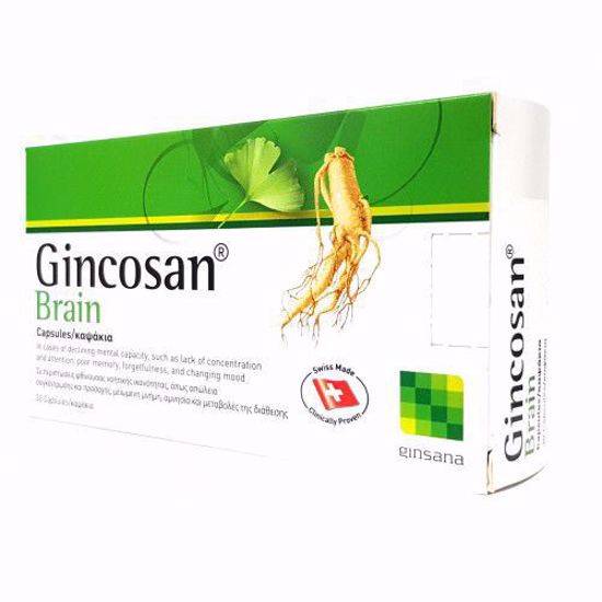 Gincosan Brain Supports Memory Concentration And Mental Perfomance 30 Tablets