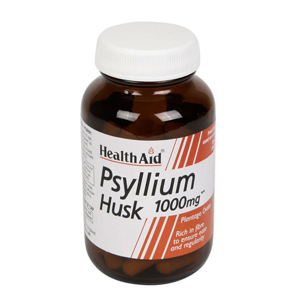 Health Aid Psyllium Husk, Caps, 60 X 1000Mg