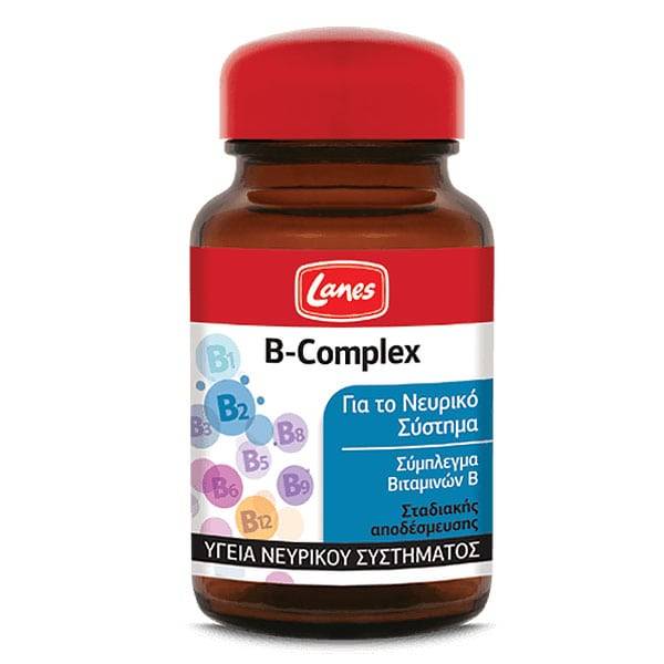 Lanes B-Complex 60 Tablets For The Normal Function Of The Nervous System