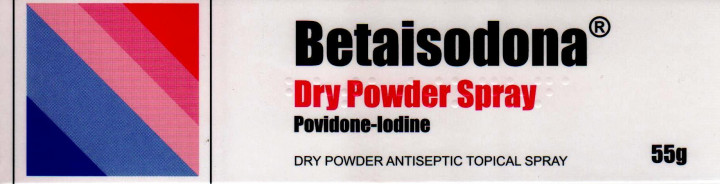 Betaisodona Powder Spray 55Gr X 25%