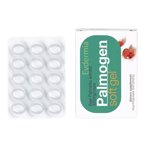 Evdermia Palmogen 30 Soft Gels For Hair Loss