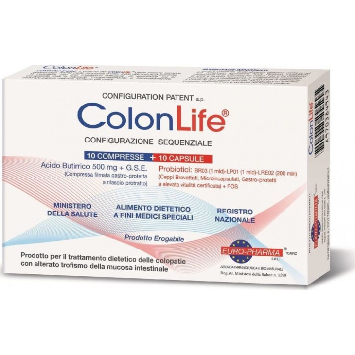 Colonlife Pre-Pro Biotics Plus Tabs & Caps 10+10