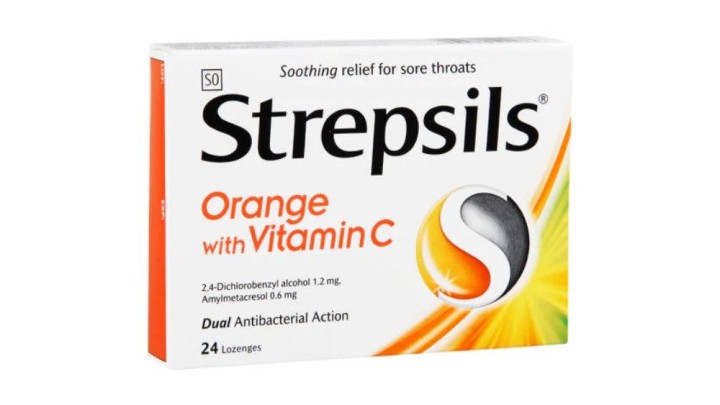 Strepsils Vitamin C Orange Pastilles, X24