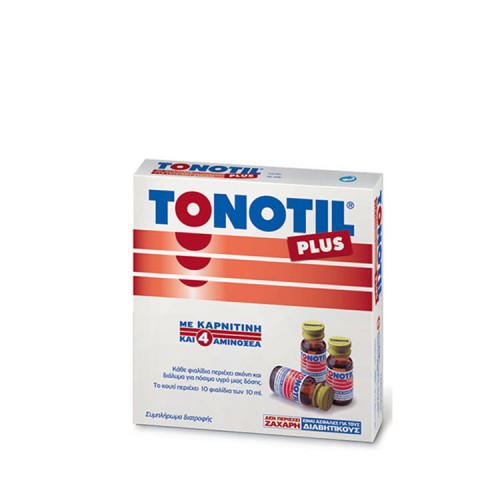 Tonotil Plus Amino Acids For Strength &  Energy Booster 15X10ml