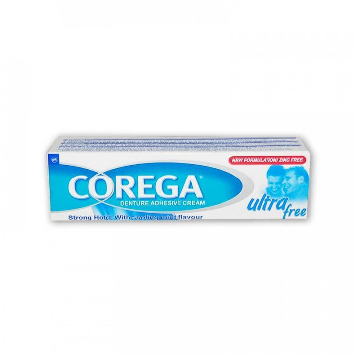 Corega Ultra Free Denutre Adhesive Cream 40g