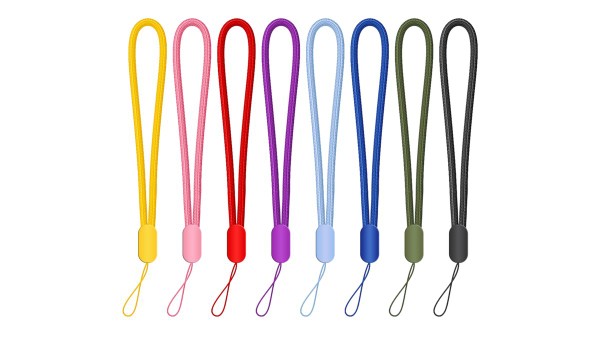 Pink wrist strap for smartphone case