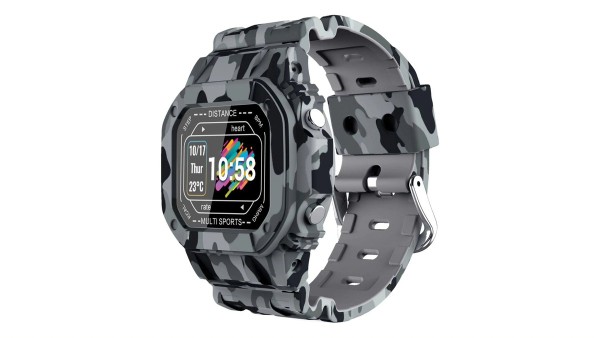 Gray smart watch
