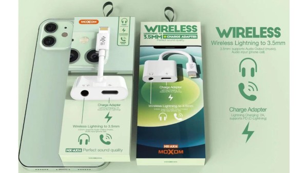 Aux 3.5Mm & Type C - lightning adaptor