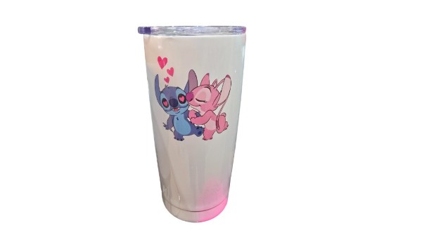 Stich and Angel stainlesteel cup