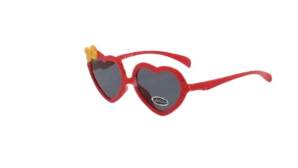 Kids sunglasses red hearts