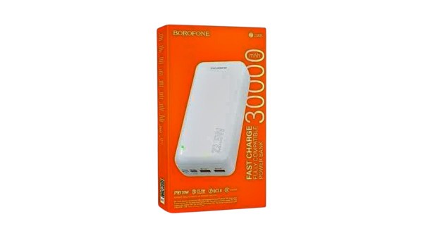 BORFONE fast charge 30000mah white colour
