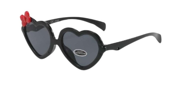 Kids sunglasses black hearts