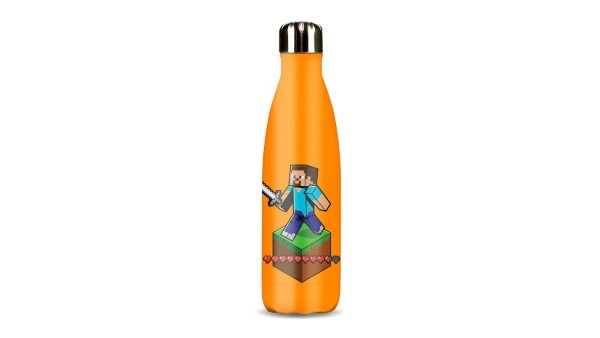 Minecraft water bottle 600ml