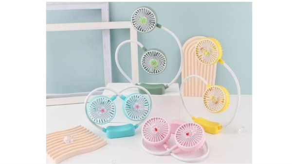 Double Neck Fan Pink