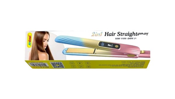 2 in 1 hair straightener