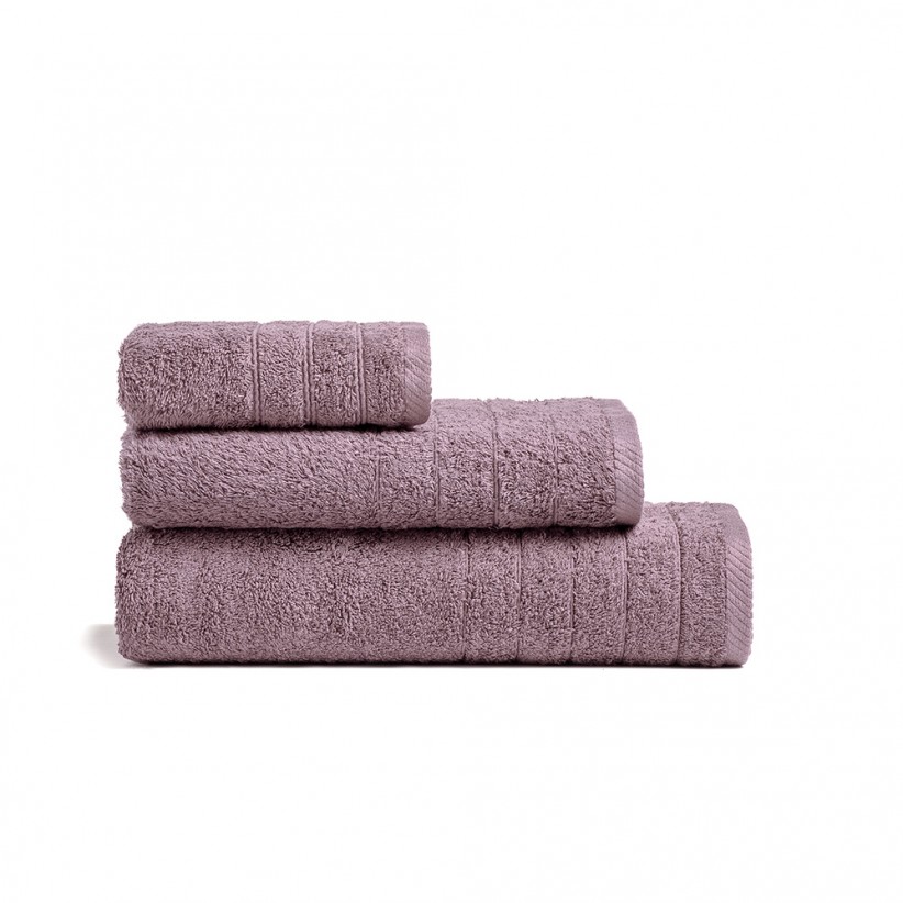 FRESCA FACE TOWEL GREY LILAC COLOR