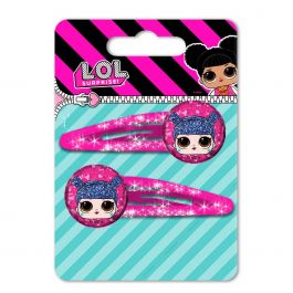 L.O.L Clc Clac Hair Accessories Clips Fuschia Colour X2