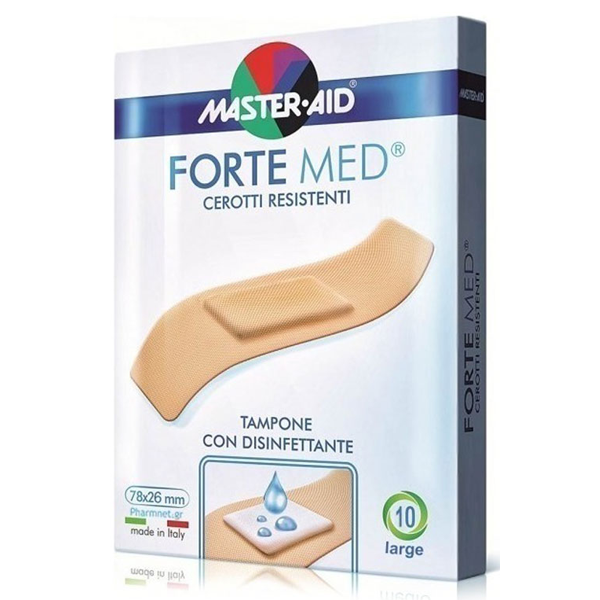 Master Aid Forte Med Plasters 10 X Large