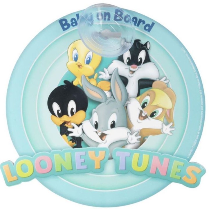 Looney Tunes Baby On Board Car Sign Accesories