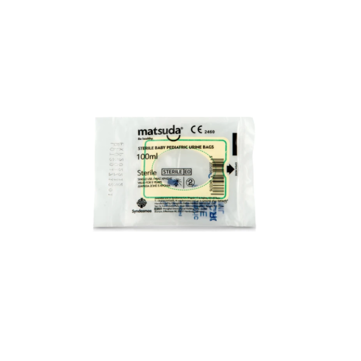 Matsuda Sterile Infant-Pediatric Urine Collector 100Ml