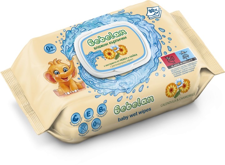 Bepanthene Wet Wipes Calendula & Chamomile Wipes 80Wipes