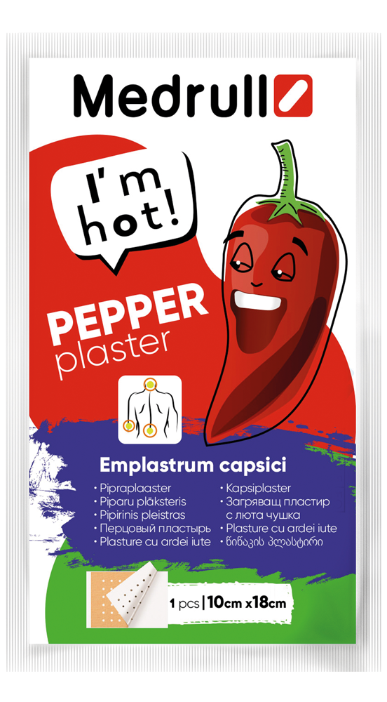 Medrull Pepper Plaster 10X18Cm 1Piece