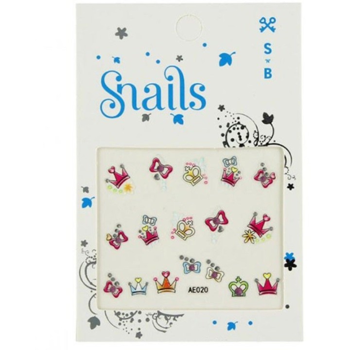 Snails Nail Stickers Perfect Princess