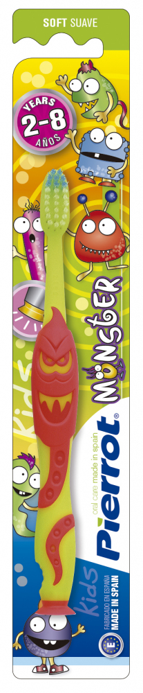 Pierrot Monster 2-8 Soft Toothbrush