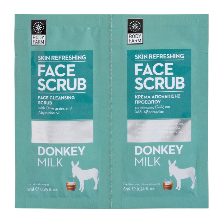 Bodyfarm Donkey Milk Face Scrub Scrub 2X8Ml