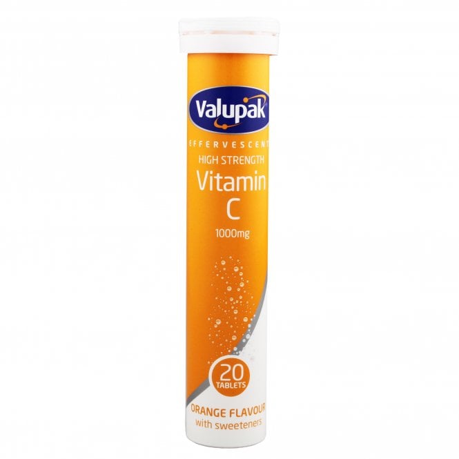 Valupak High Strength Effervescent Vitamin C 1000Mg Tablets