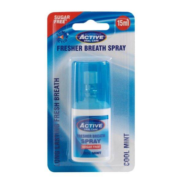 BEAUTY FORMULAS FRESHER BREATH SPRAY COOL MINT 15ML