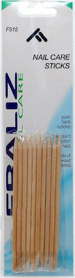 Fraliz Wooden Peeler Nail Care Sticks 10Pcs