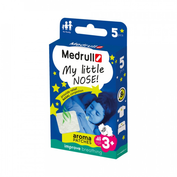 Medrull Nasal Congestion Patches 3Y+ x5