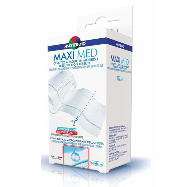 MASTER AID MaxiMed White Gause 50x8cm