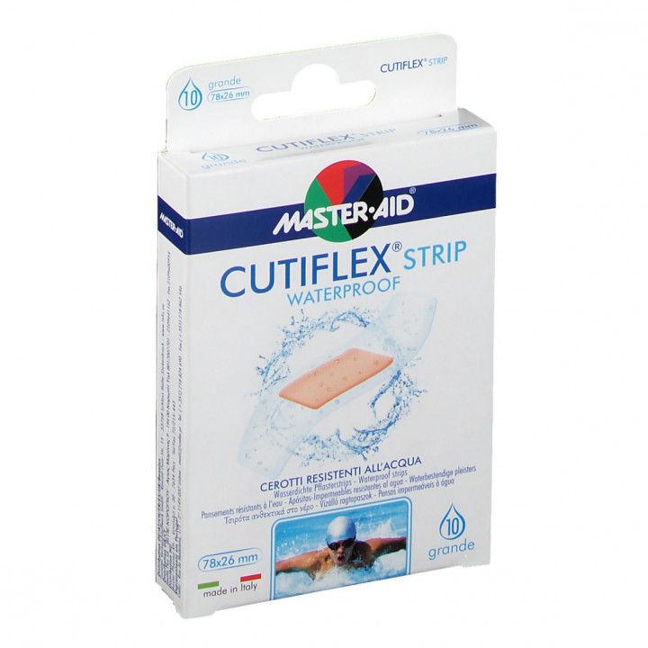 Master Aid Cutiflex Waterproof Large Strips 10 X 78X26Mm