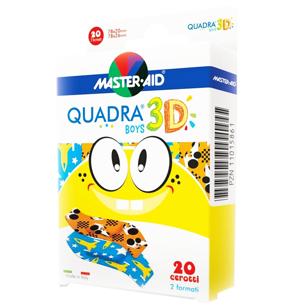 Masteraid Kids Plaster Strips With Drawings 20 pieces
