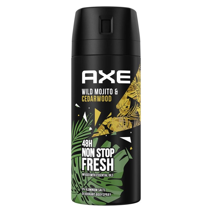 Axe Wild Mojito Cedarwood Deodorant Spray 150Ml