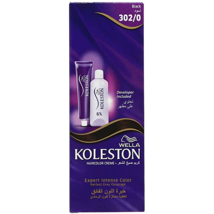Wella Koleston 302/0 Color Cream Black Hair Dye