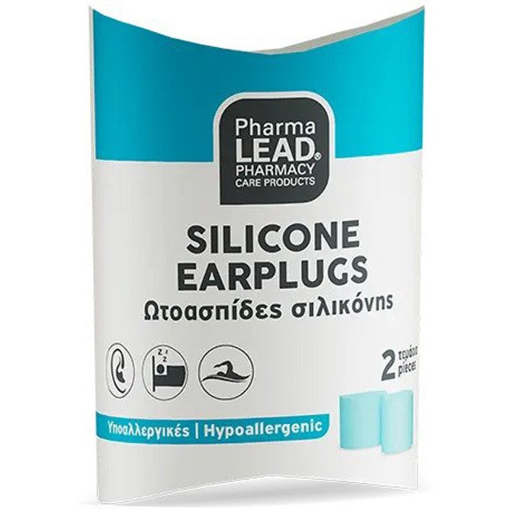 Pharmalead Silicone Earplugs, 2Pcs