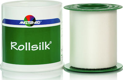 Master Aid Roll- Silk, Plasters, 5m x 5cm