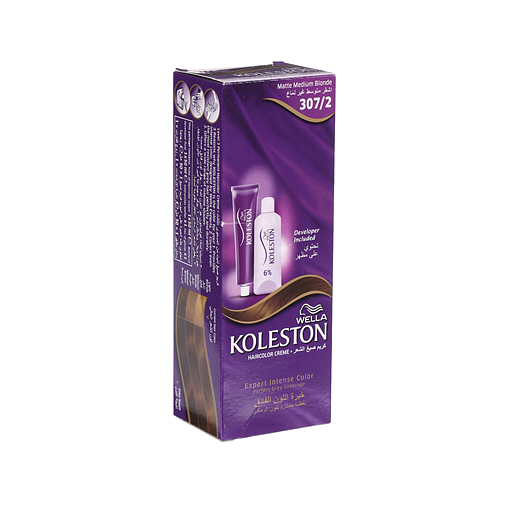 Wella Koleston Ms 307/2 Matte Medium Blond Hair Dye