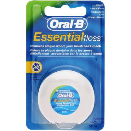 Oral B Essential Floss Mint Waxed 50M