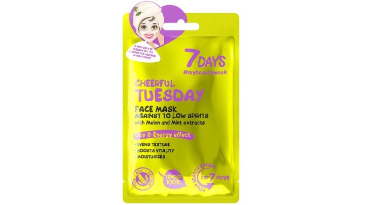 7Days Cheerful Tuesday Sheet Mask, 28G