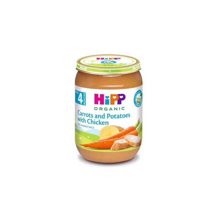 Hipp Carrots And Potatoes With Chicken Organic Baby Food 190Gr