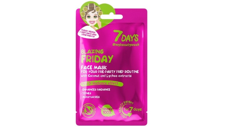 7Days Blazing Friday Sheet Mask, 28G